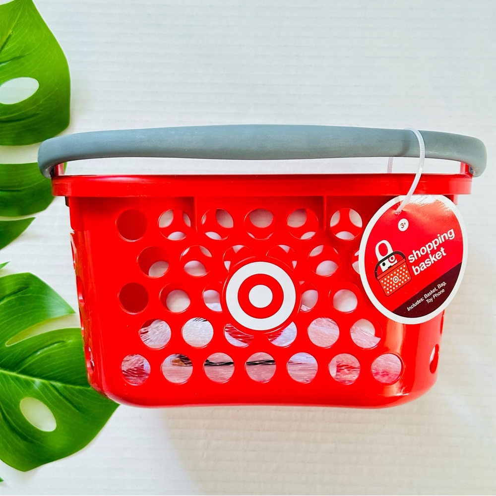 Target Toy Shopping Basket - Red NEW